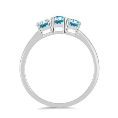 BUY 925 SILVER NATURAL SKY APATITE GEMSTONE RING 